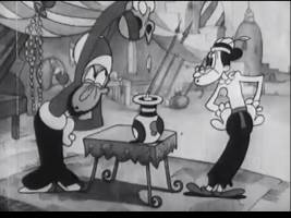 Flip the Frog and his girlfriend meet a magician in this classic cartoon